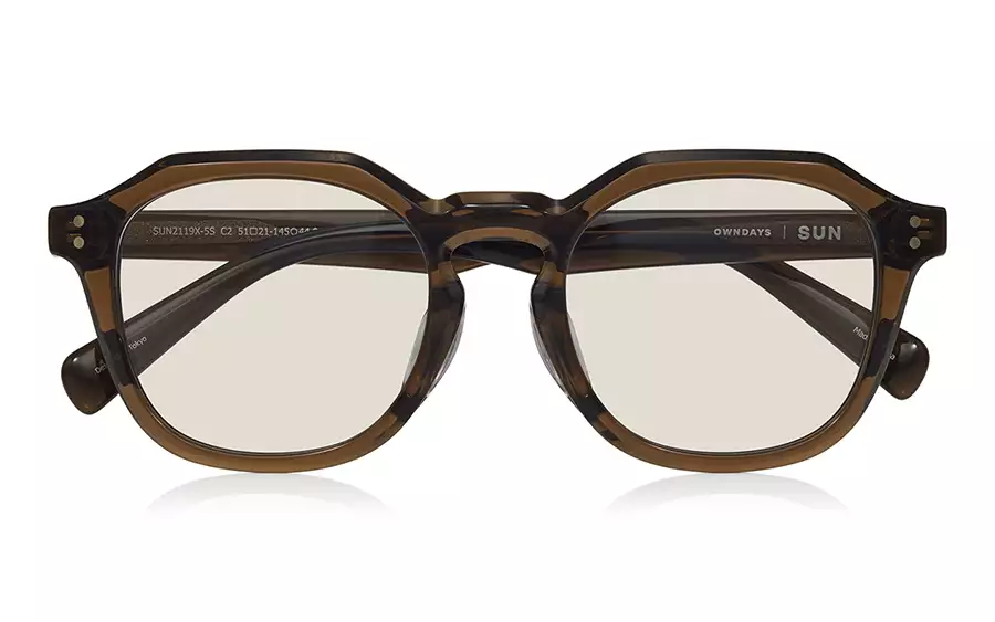 Sunglasses OWNDAYS | SUN SUN2119X-5S  Brown 