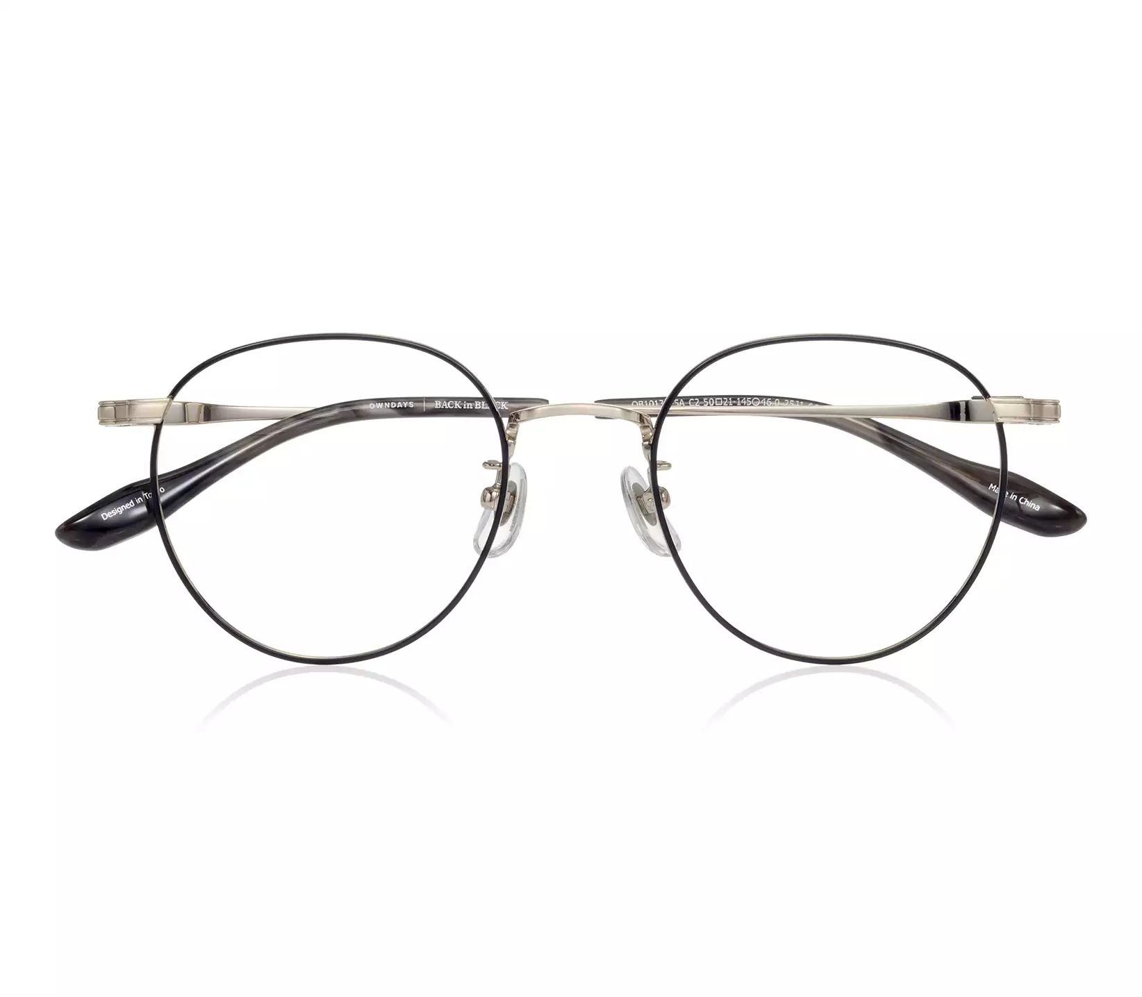 Eyeglasses BACK in BLACK OB1013G-5A  Gold 