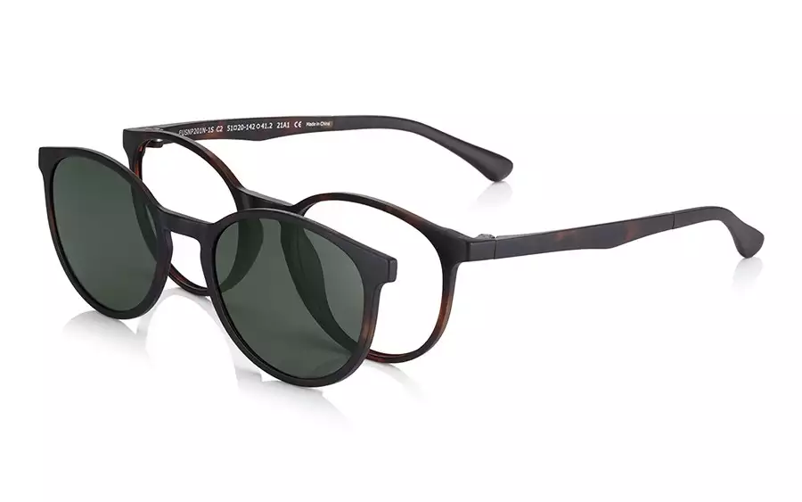 Eyeglasses OWNDAYS | SUN EUSNP201N-1S  Brown Demi 