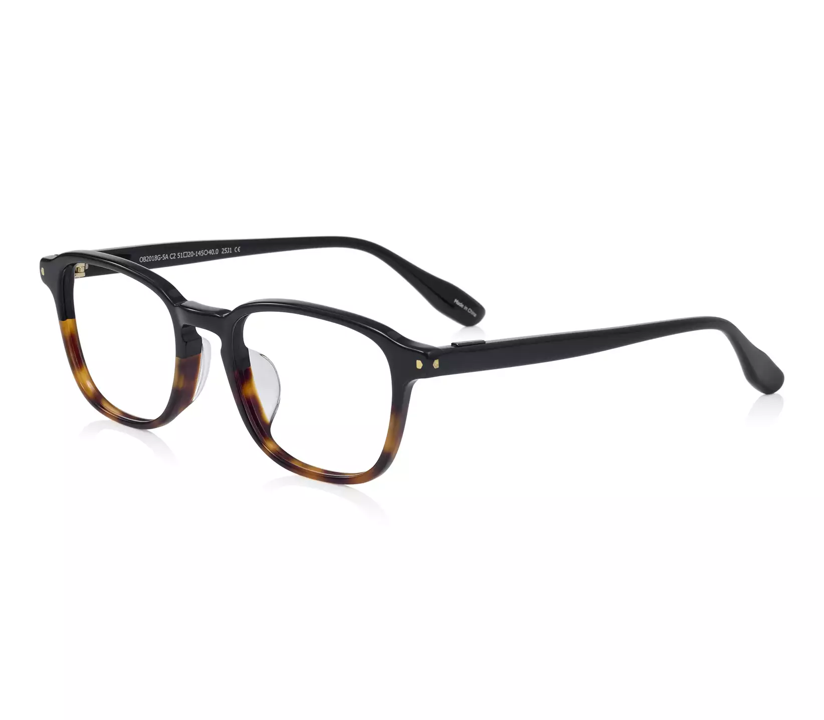 Eyeglasses BACK in BLACK OB2018G-5A  Black Halftone 