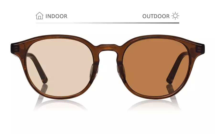 Sunglasses OWNDAYS × FREAK'S STORE FK2001B-4S  Dark Brown 