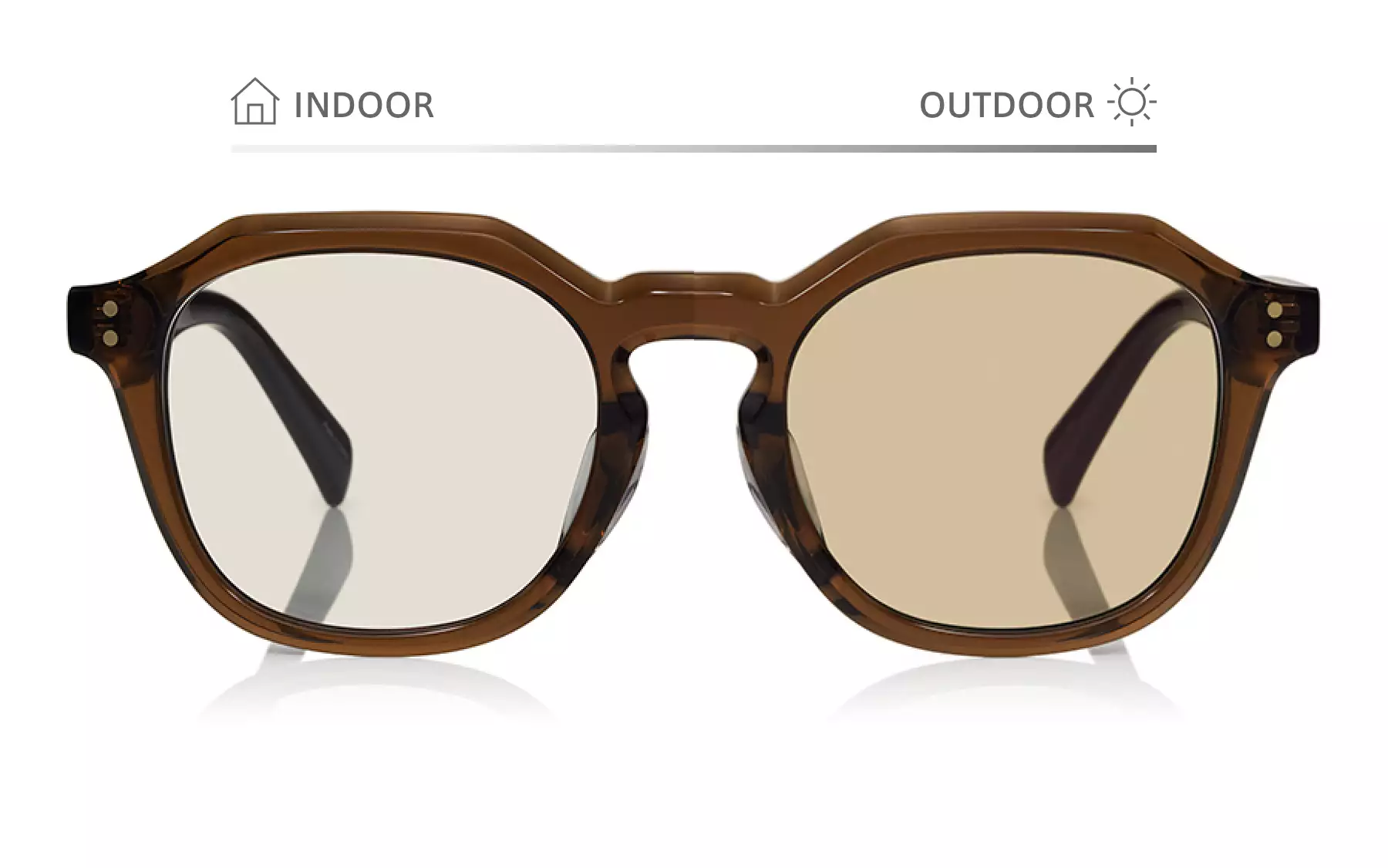 Sunglasses OWNDAYS | SUN SUN2119X-5S  Brown 