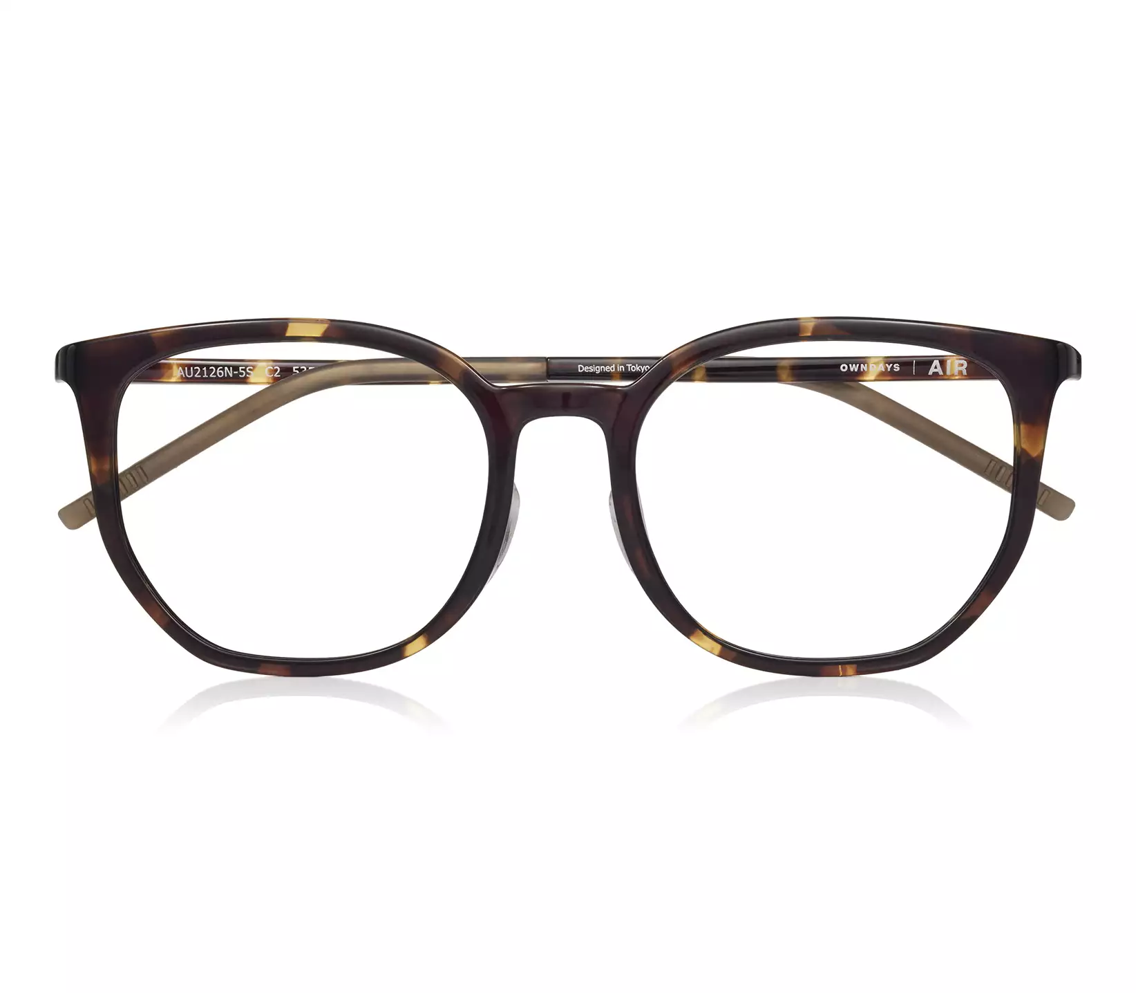 Eyeglasses OWNDAYS | AIR AU2127N-5S  ブラウンデミ 