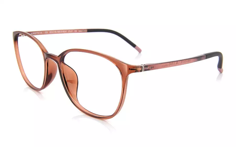 Eyeglasses AIR Ultem AU8001N-1A  Light Brown Demi 