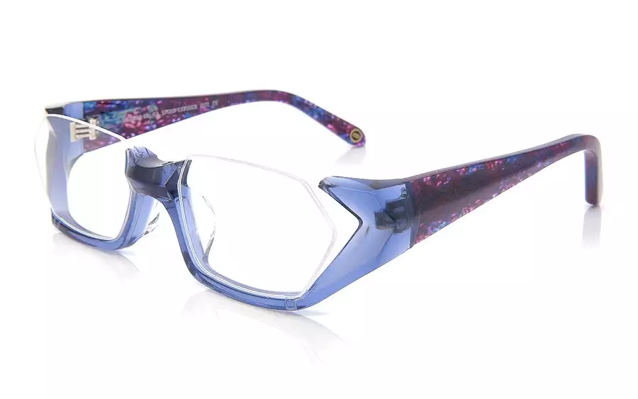 Eyeglasses BUTTERFLY EFFECT BE2020J-1A  ネイビー 