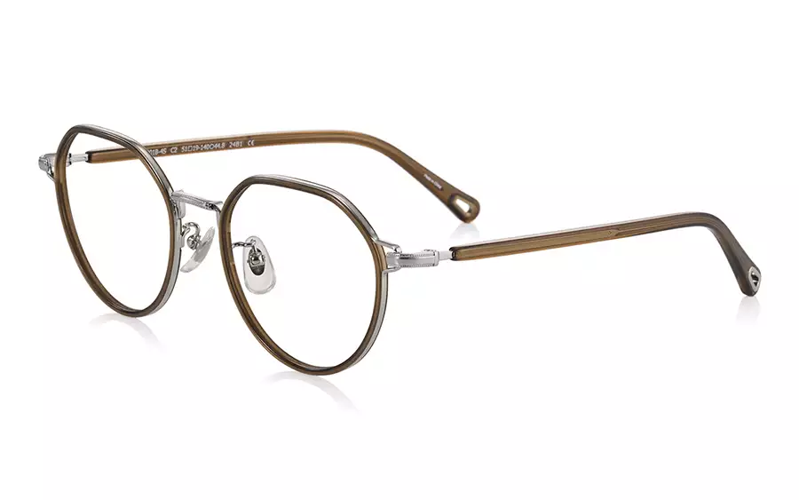 Eyeglasses OWNDAYS × FREAK'S STORE FK1001B-4S  Light Brown 
