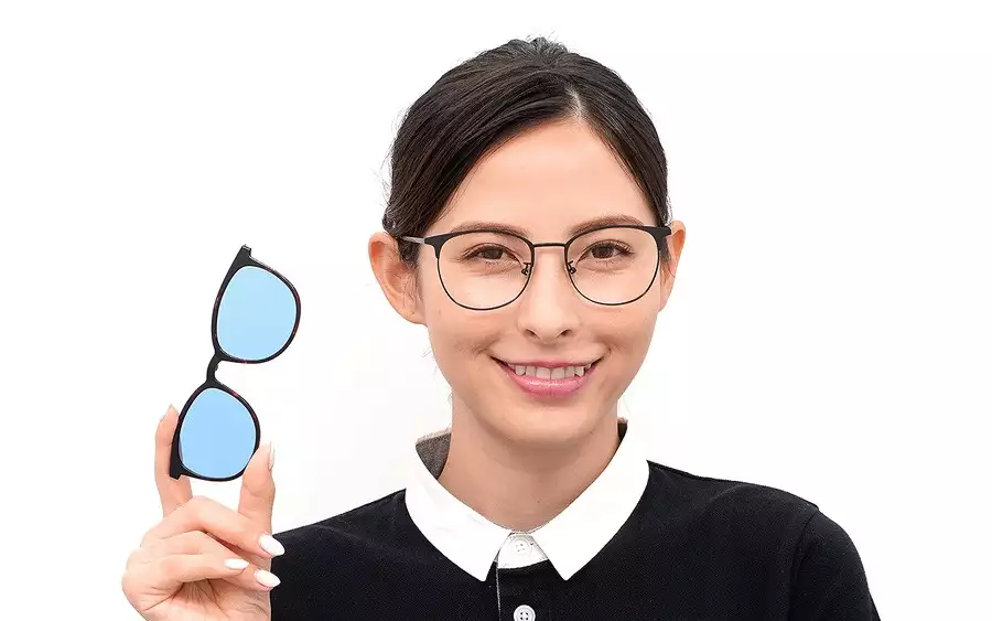 Eyeglasses OWNDAYS | SUN SNP1009N-1S  ブラック 