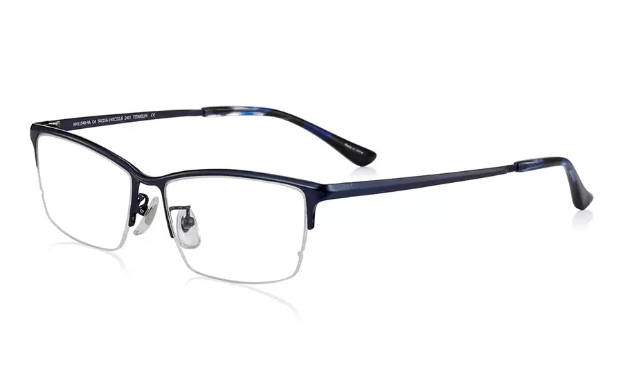 Eyeglasses K.moriyama KM1154X-4A  ネイビー 