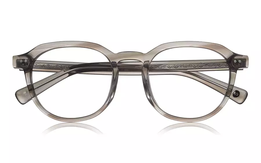 Eyeglasses John Dillinger EUJD208P-3S  グレーマーブル 
