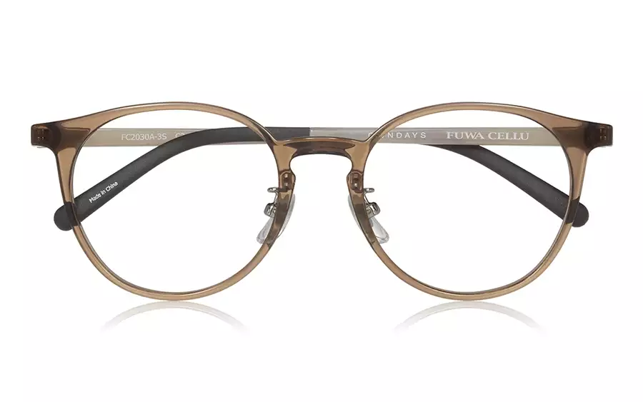 Eyeglasses OWNDAYS | ESSENTIAL FC2030A-3S  Light Brown 