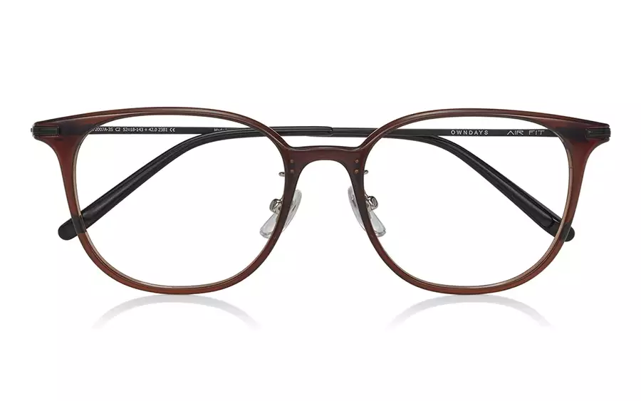 Eyeglasses OWNDAYS | AIR AF2007A-3S  Brown 