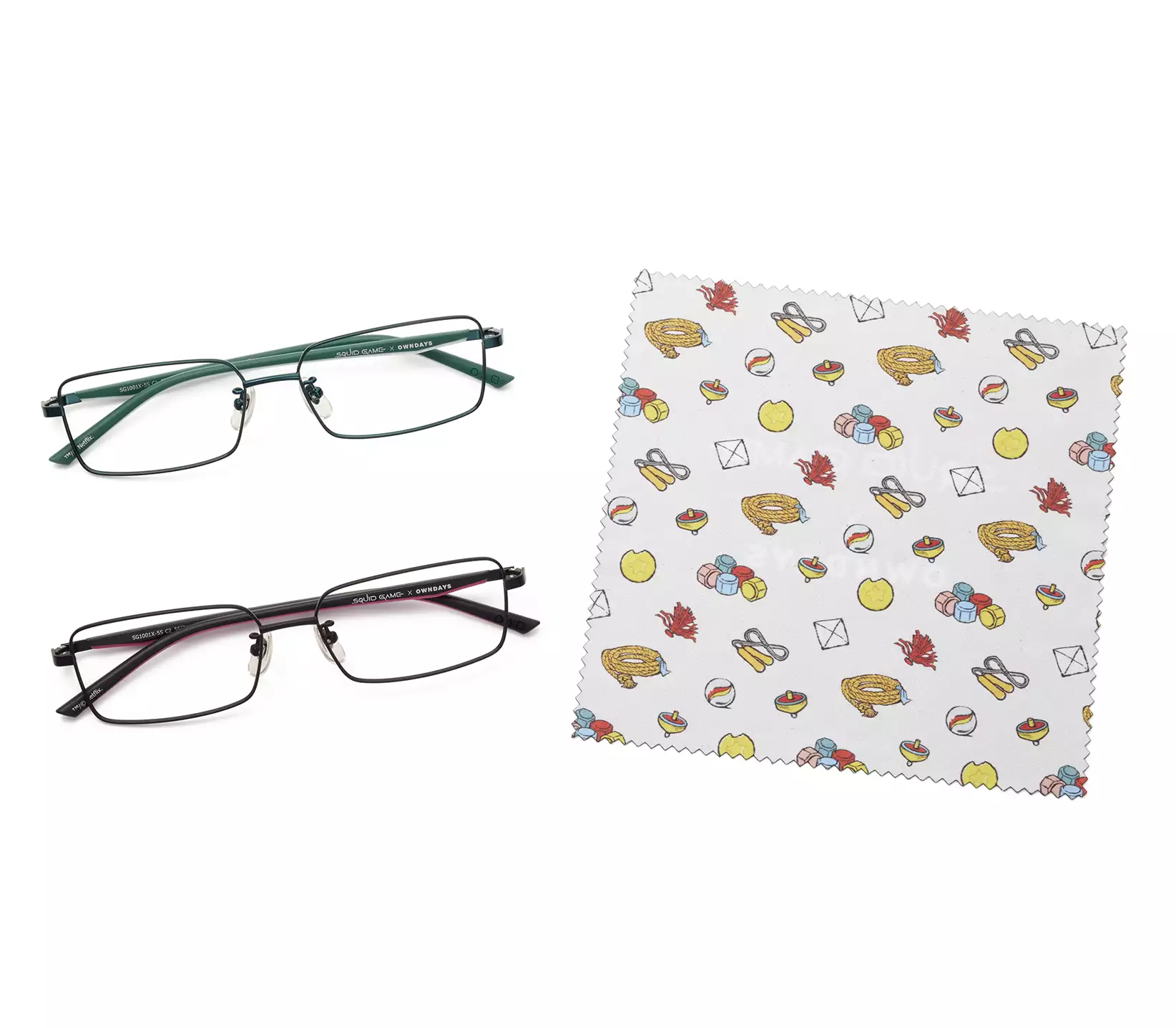 Eyeglasses イカゲーム × OWNDAYS SG1001X-5S  グリーン 
