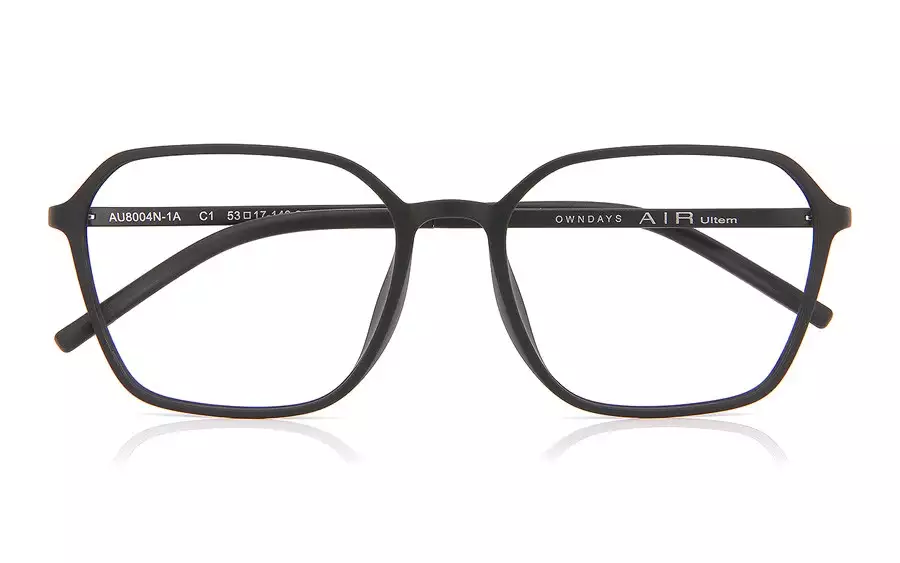 Eyeglasses OWNDAYS | AIR AU8004N-1A  Matte Black 