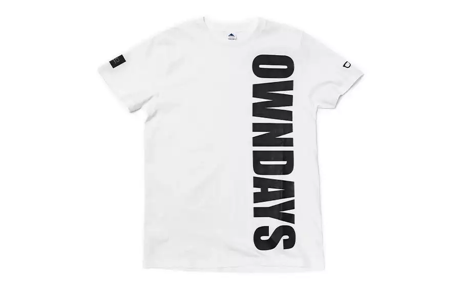 Cloth OWNDAYS OWNDAYS-T-shirt-Logo02-WH  ホワイト 