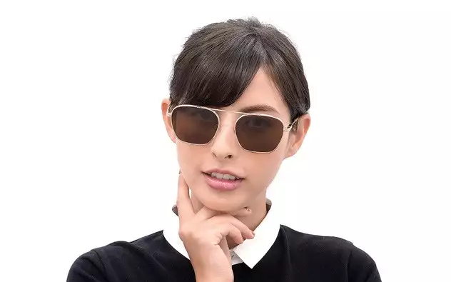 Sunglasses +NICHE NC1020B-0S  ゴールド 