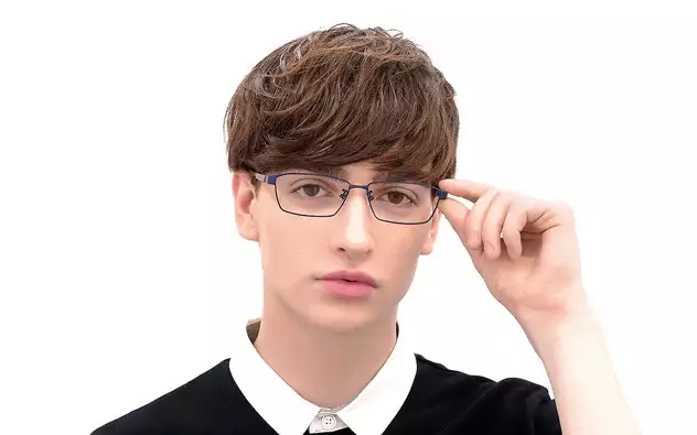 Eyeglasses K.moriyama KM1140G-0S  Matte Navy 