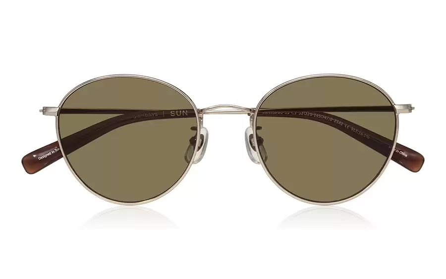 Sunglasses OWNDAYS | SUN SUN1078G-5S  ゴールド 