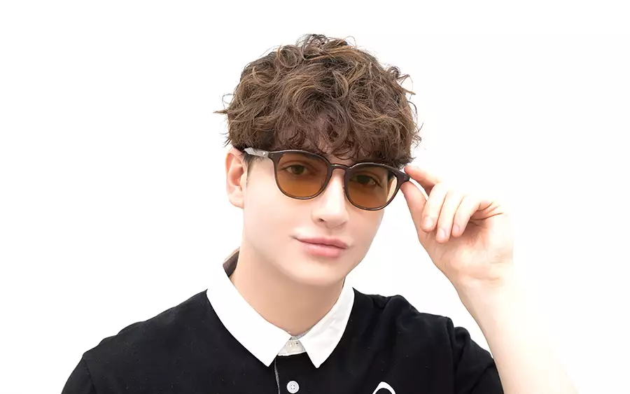 Sunglasses OWNDAYS × FREAK'S STORE FK2001B-4S  Dark Brown 
