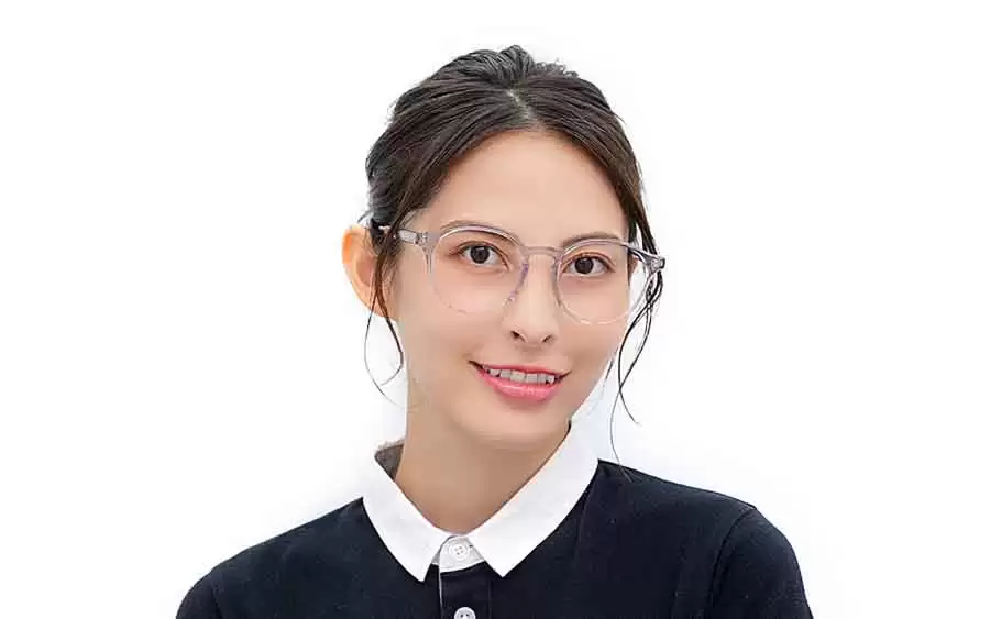 Eyeglasses +NICHE NC3029J-4S  クリアグレー 