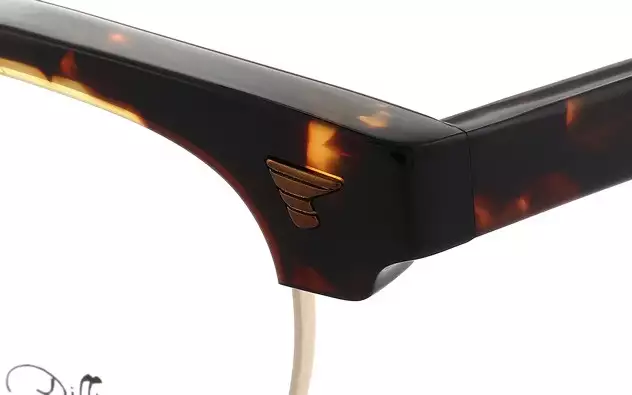 Eyeglasses John Dillinger JD2014-J  Brown Demi 