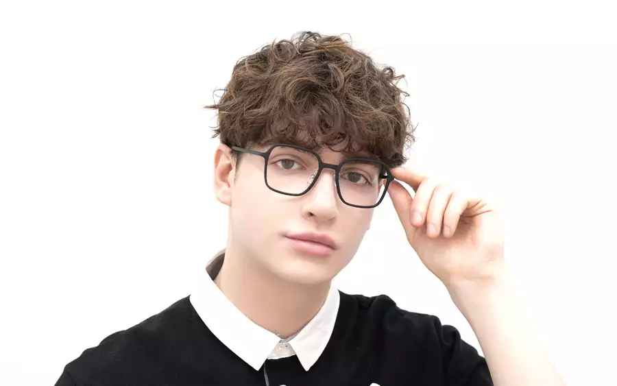 Eyeglasses OWNDAYS | AIR AU8009N-3A  Matte Black 