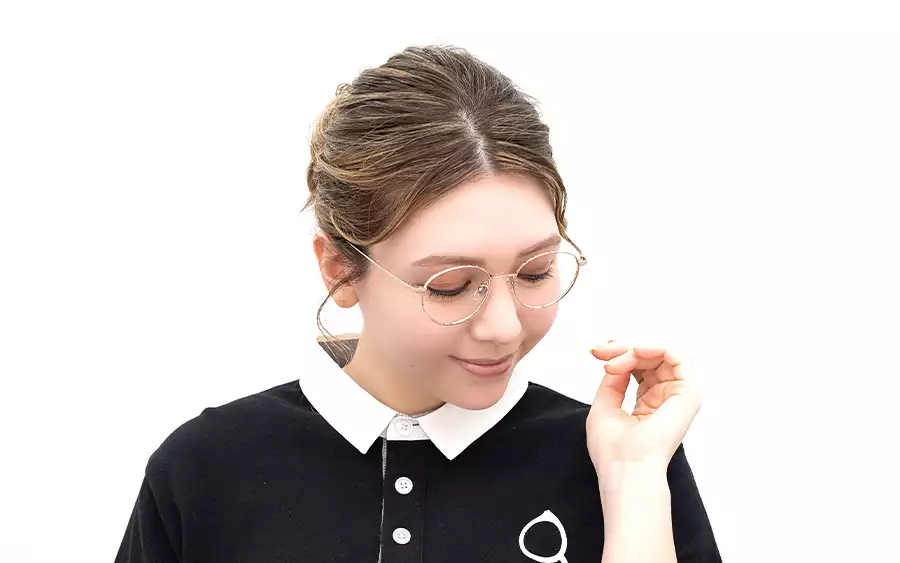 Eyeglasses OWNDAYS × FREAK'S STORE FK1002B-4S  Gold 