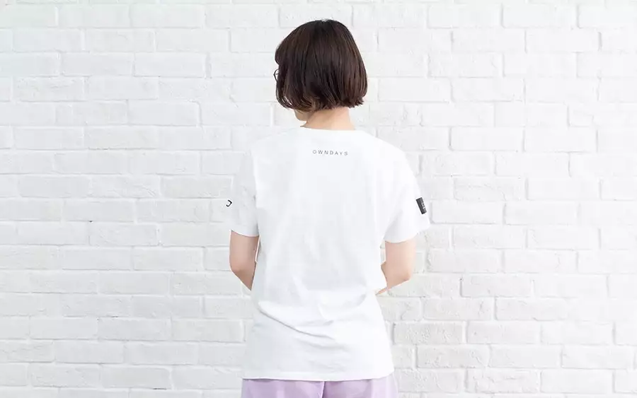 Cloth OWNDAYS OWNDAYS-T-shirt-Logo02-WH  ホワイト 