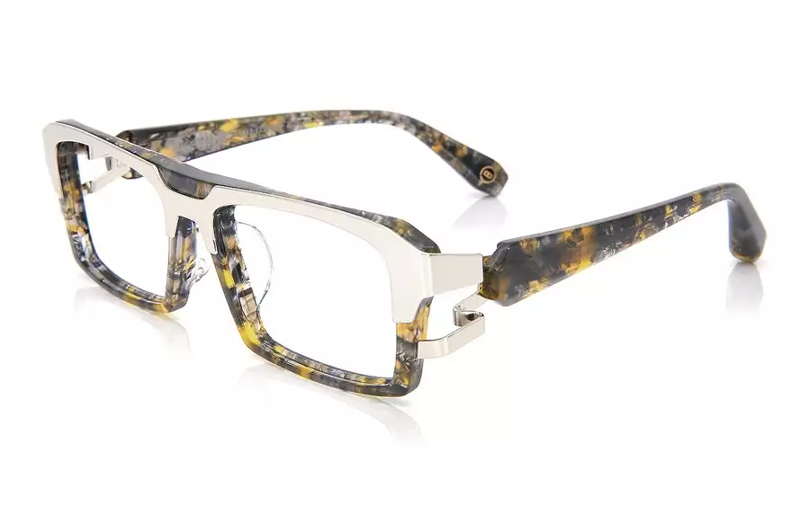 Eyeglasses BUTTERFLY EFFECT BE2021J-1A  ダークイエローデミ 