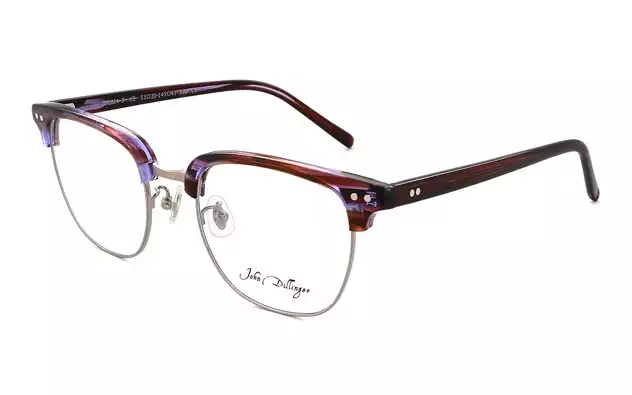 Eyeglasses John Dillinger JD2024-J  Purple Earth Tone 