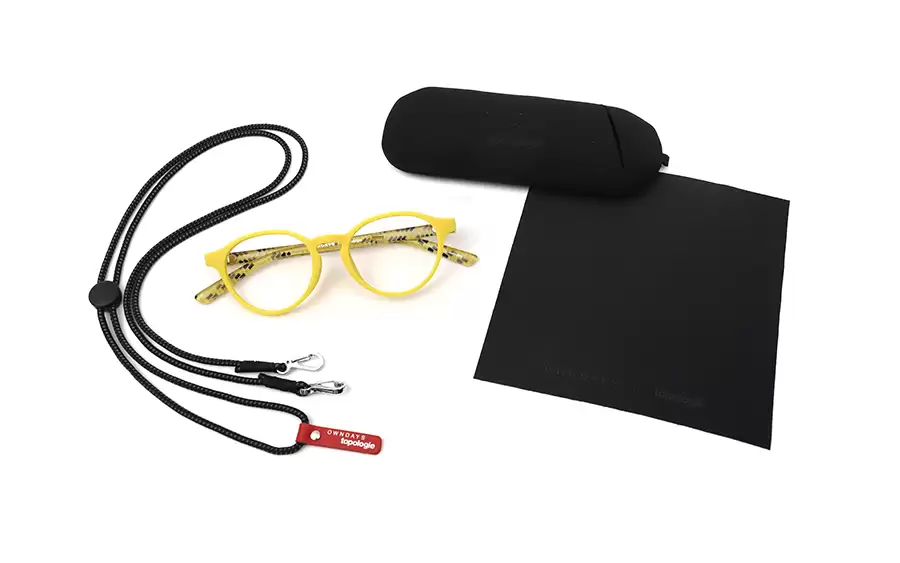 Eyeglasses OWNDAYS × Topologie TP-RG204-4A_10_STRAP  Yellow 