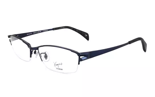 Eyeglasses K.moriyama KM1127-G  ネイビー 