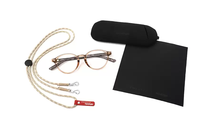 Eyeglasses OWNDAYS × Topologie TP-RG204-4A_10_STRAP  Beige 