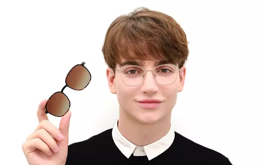 Accessoires (sold separately) OWNDAYS SNAP SNP1012Le-T  Brown Demi 