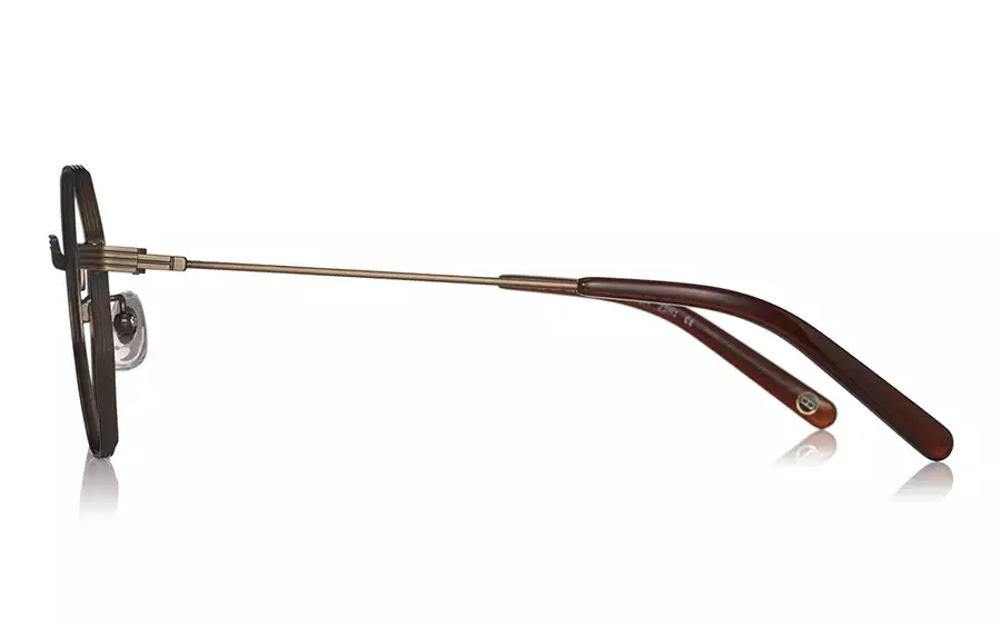 Eyeglasses John Dillinger JD1042B-3A  ブラウンデミ 