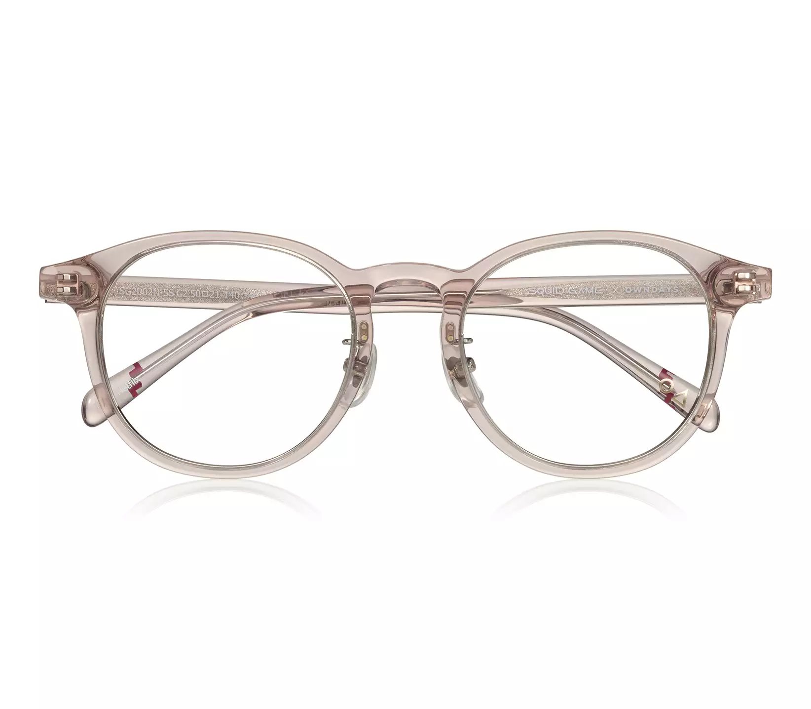 Eyeglasses イカゲーム × OWNDAYS SG2002N-5S  クリアピンク 