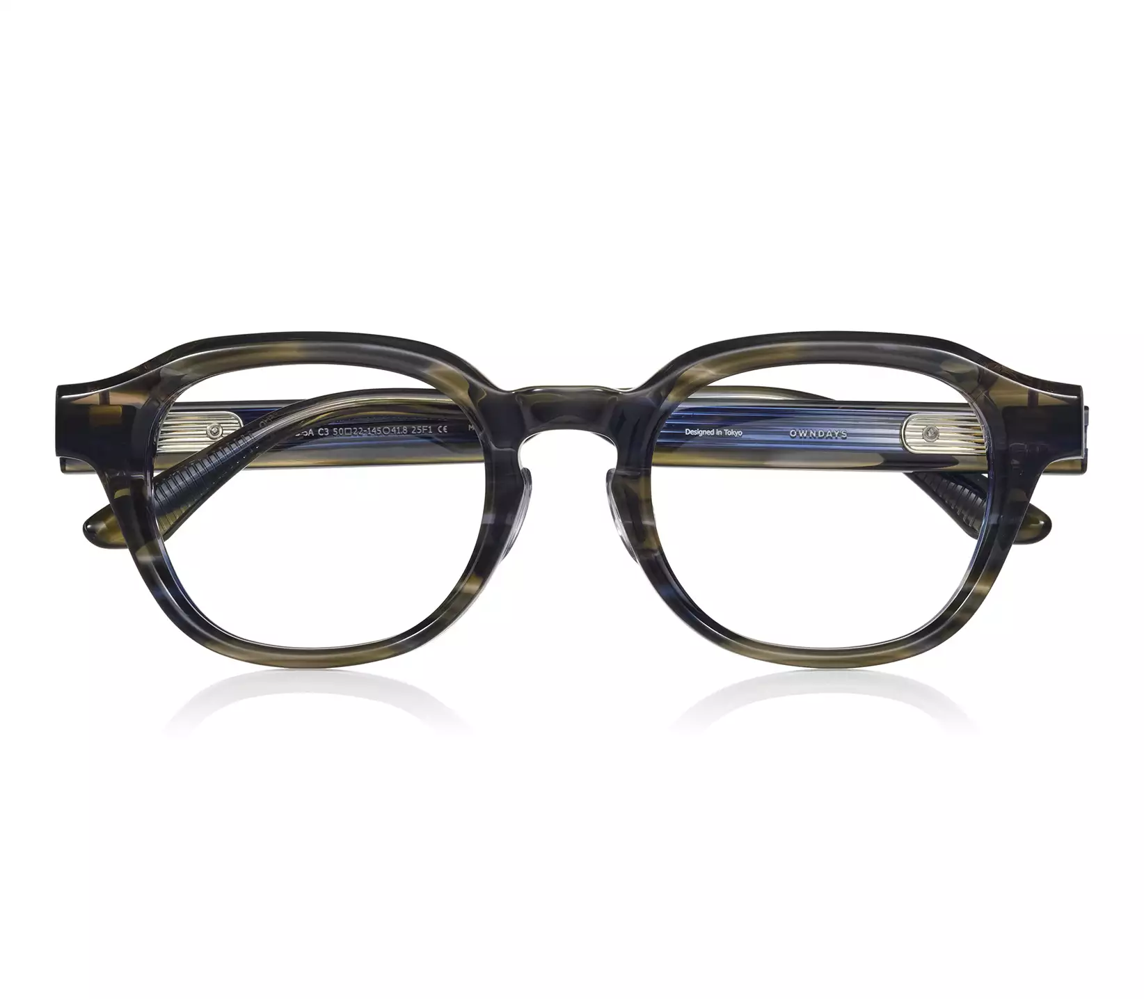 Eyeglasses THE ONE OH2001B-5A  ブルーマーブル 