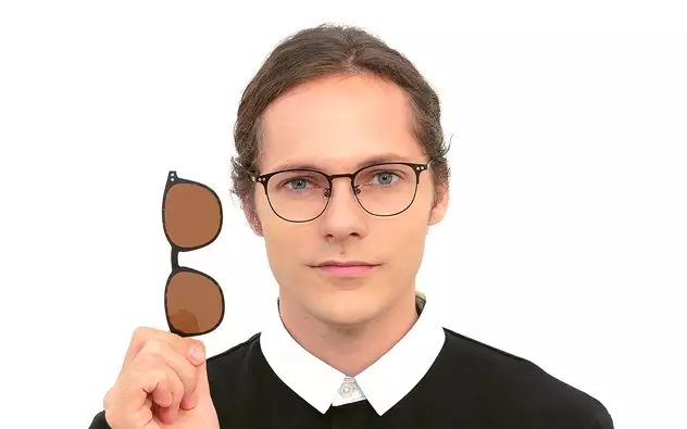 Eyeglasses OWNDAYS | SUN SNP1005T-9A  Matte  Brown 