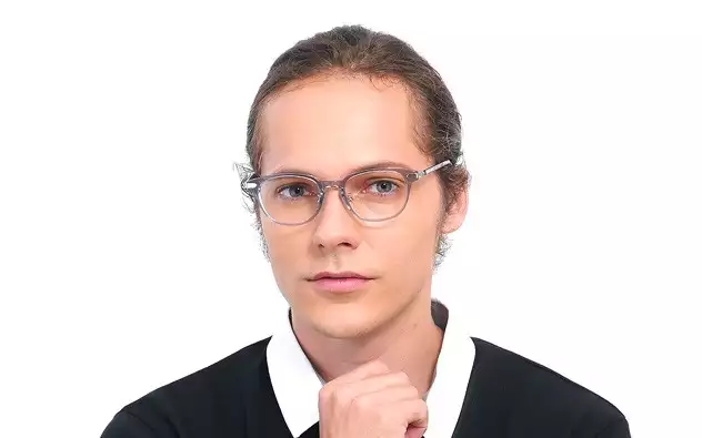 Eyeglasses John Dillinger JD2021-Y  Clear Gray 