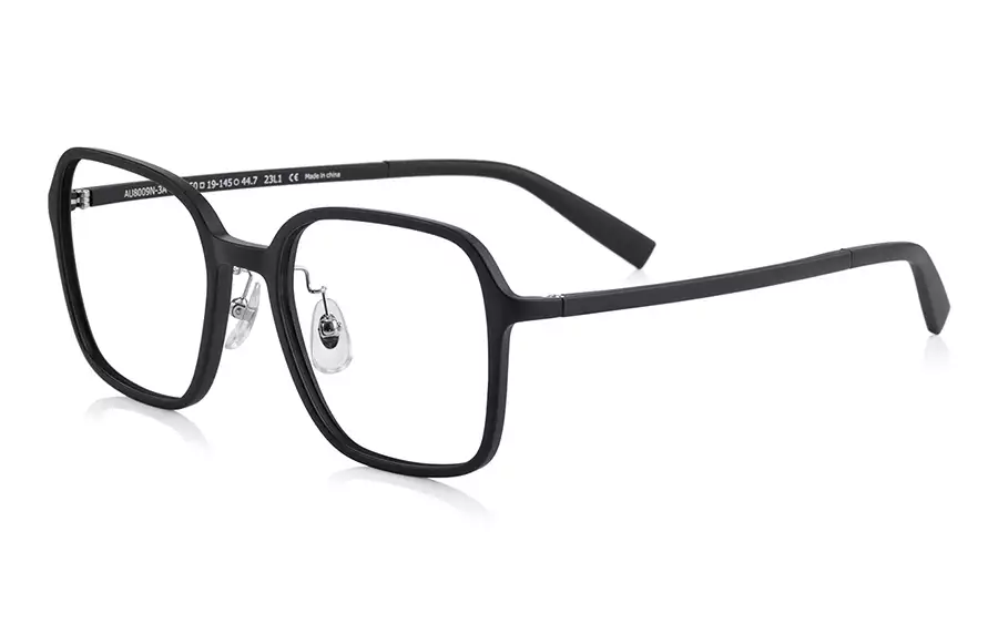 Eyeglasses OWNDAYS | AIR AU8009N-3A  Matte Black 