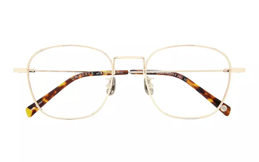Eyeglasses OWNDAYS | AIR MM1006B-0S  Gold 
