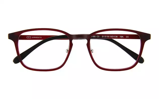 Eyeglasses OWNDAYS | ESSENTIAL OR2056N-9S  Matte Dark Red 