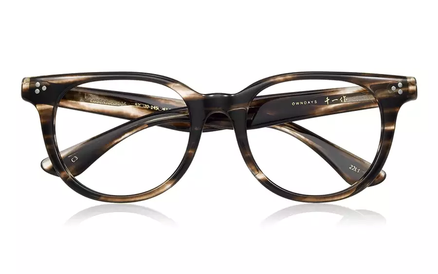 Eyeglasses Senichisaku EUSENICHI106  Brown Sasa 