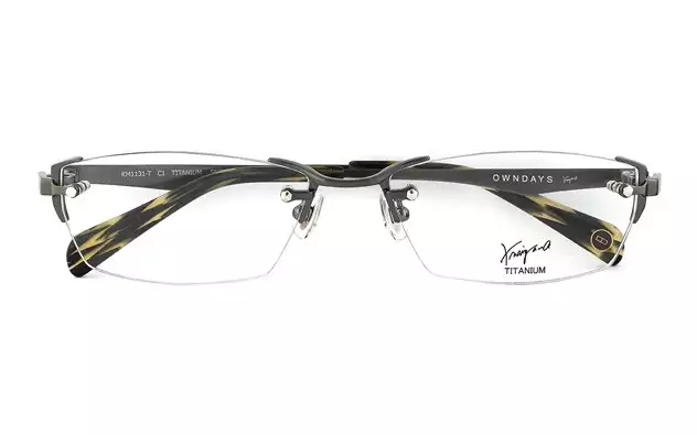 Eyeglasses K.moriyama KM1131-T  Gun 
