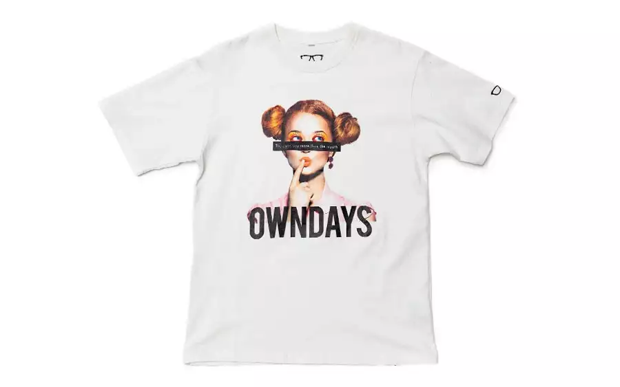 Cloth OWNDAYS OWNDAYS-T-shirt-Model-WH  ホワイト 