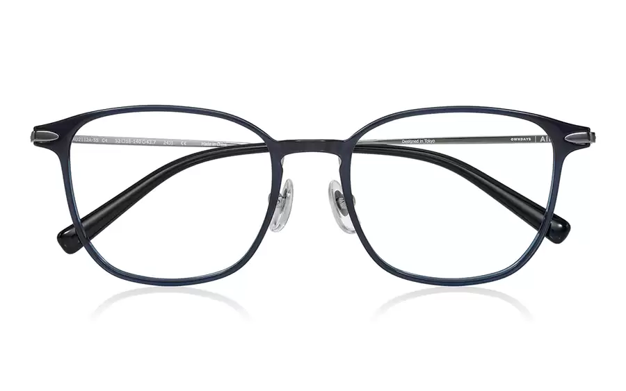 Eyeglasses OWNDAYS | AIR AU2112A-5S  ネイビー 