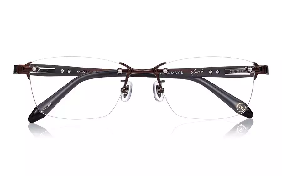 Eyeglasses K.moriyama KM1142T-1S  Dark Brown 