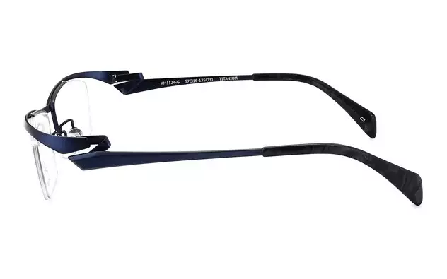 Eyeglasses K.moriyama KM1124-G  Matte Navy 
