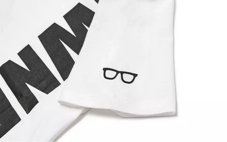 Cloth OWNDAYS OWNDAYS-T-shirt-Logo02-WH  ホワイト 