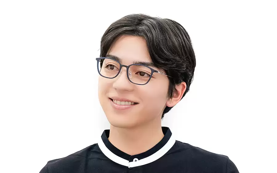 Eyeglasses OWNDAYS | AIR AU2113A-5S  マットネイビー 