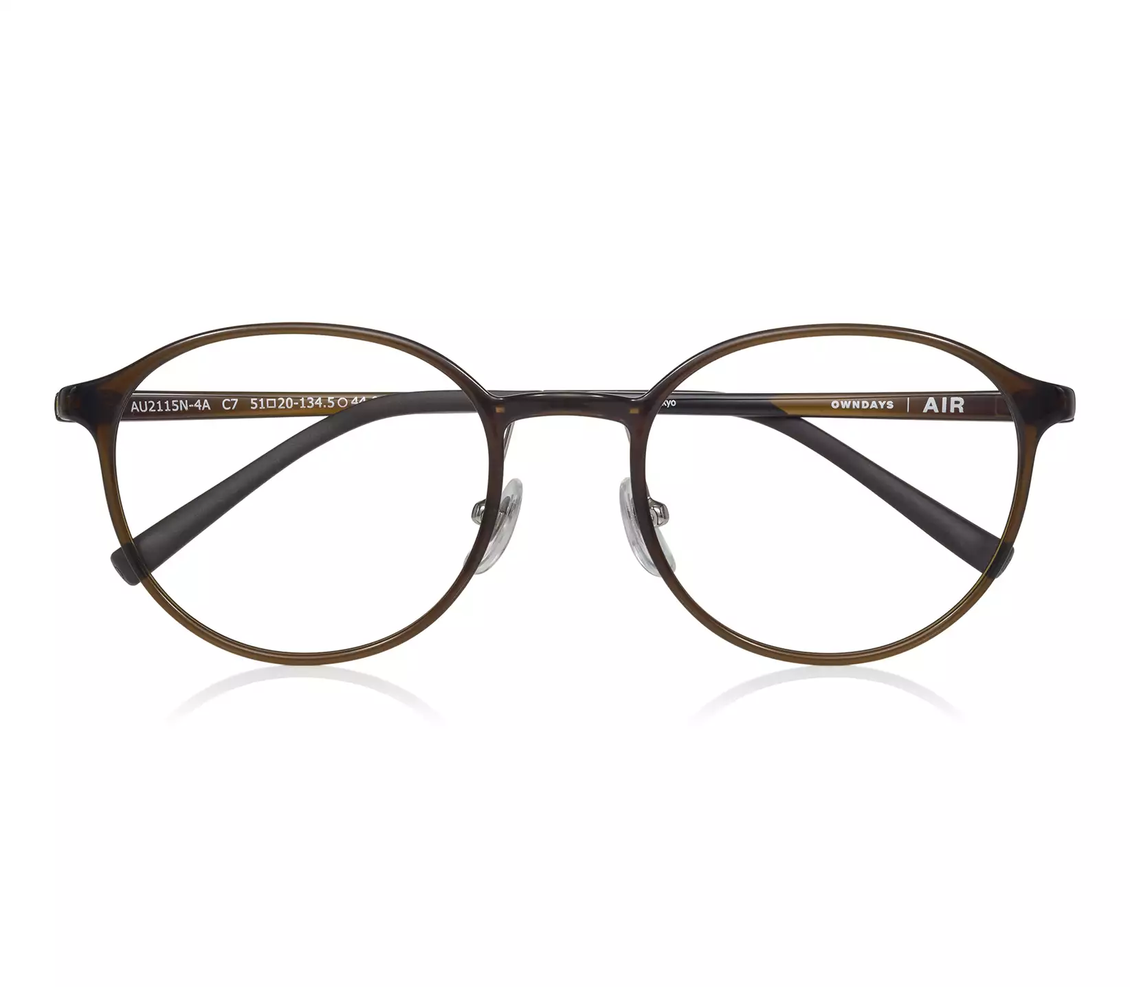 Eyeglasses OWNDAYS | AIR AU2115N-4A  ブラウン 